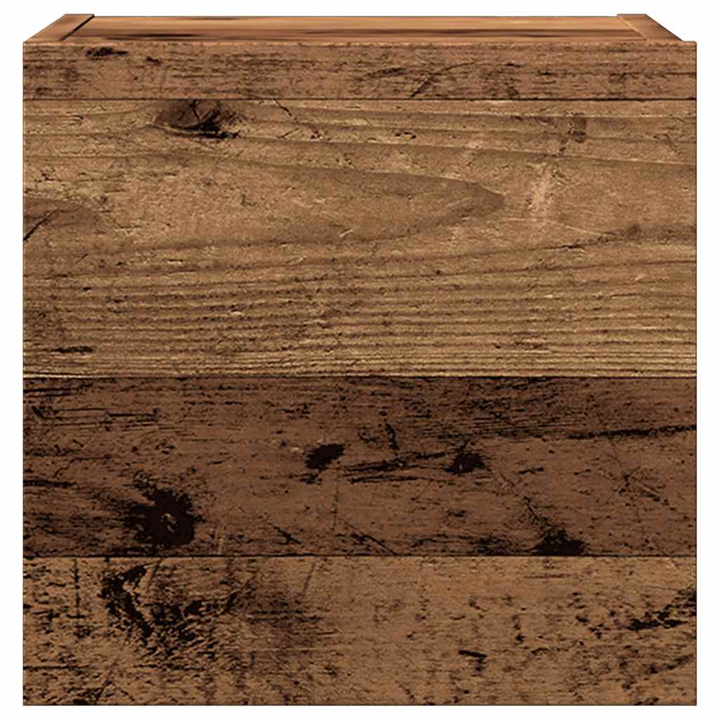 5 τεμαχίων σετ ντουλαπιών τηλεόρασης με επίτοιχο παλιό ξύλο - Pakobazaar