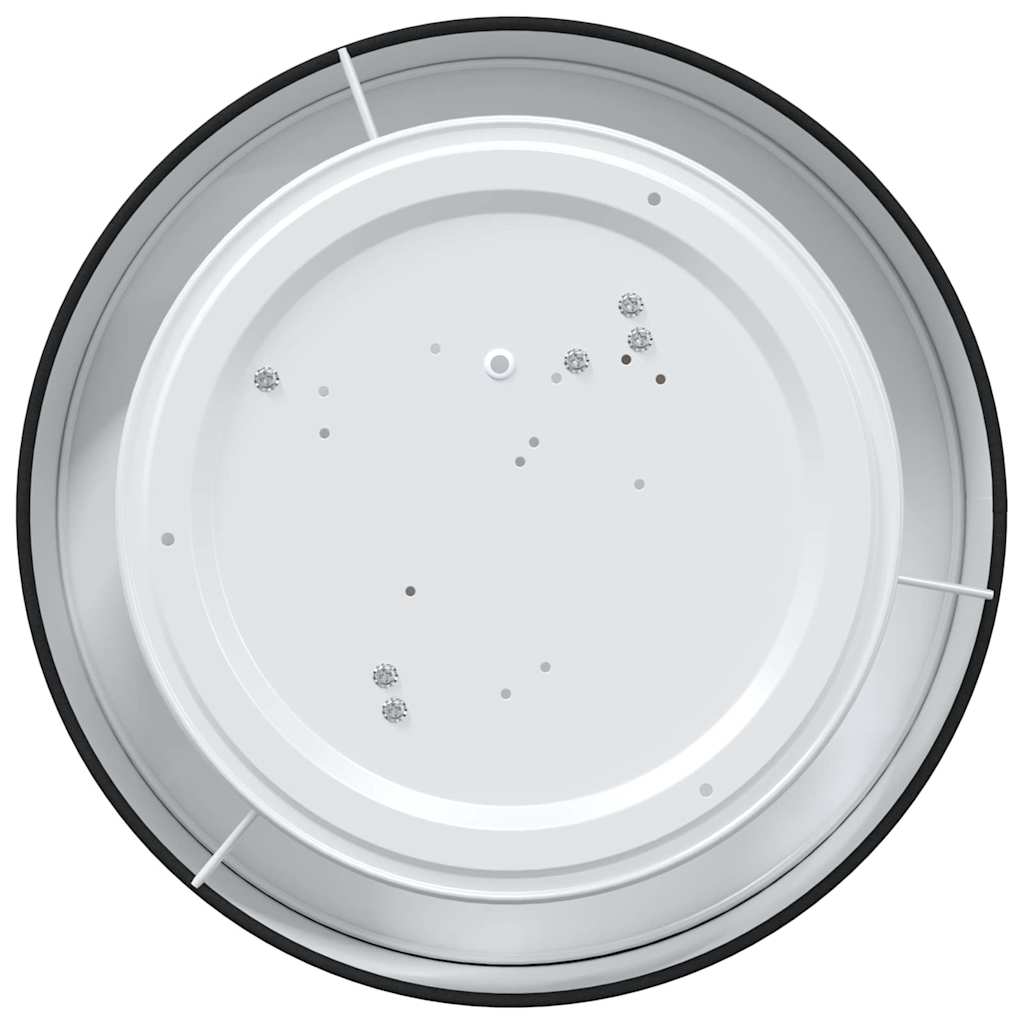 Λάμπα Οροφής με προβολείς Μαύρο 38 x 38 x 13,5 εκ ύφασμα - Pakobazaar