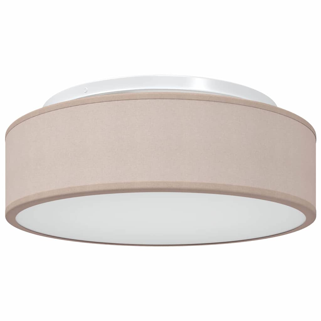Λάμπα Οροφής με προβολείς Taupe 38 x 38 x 13,5 εκ ύφασμα - Pakobazaar