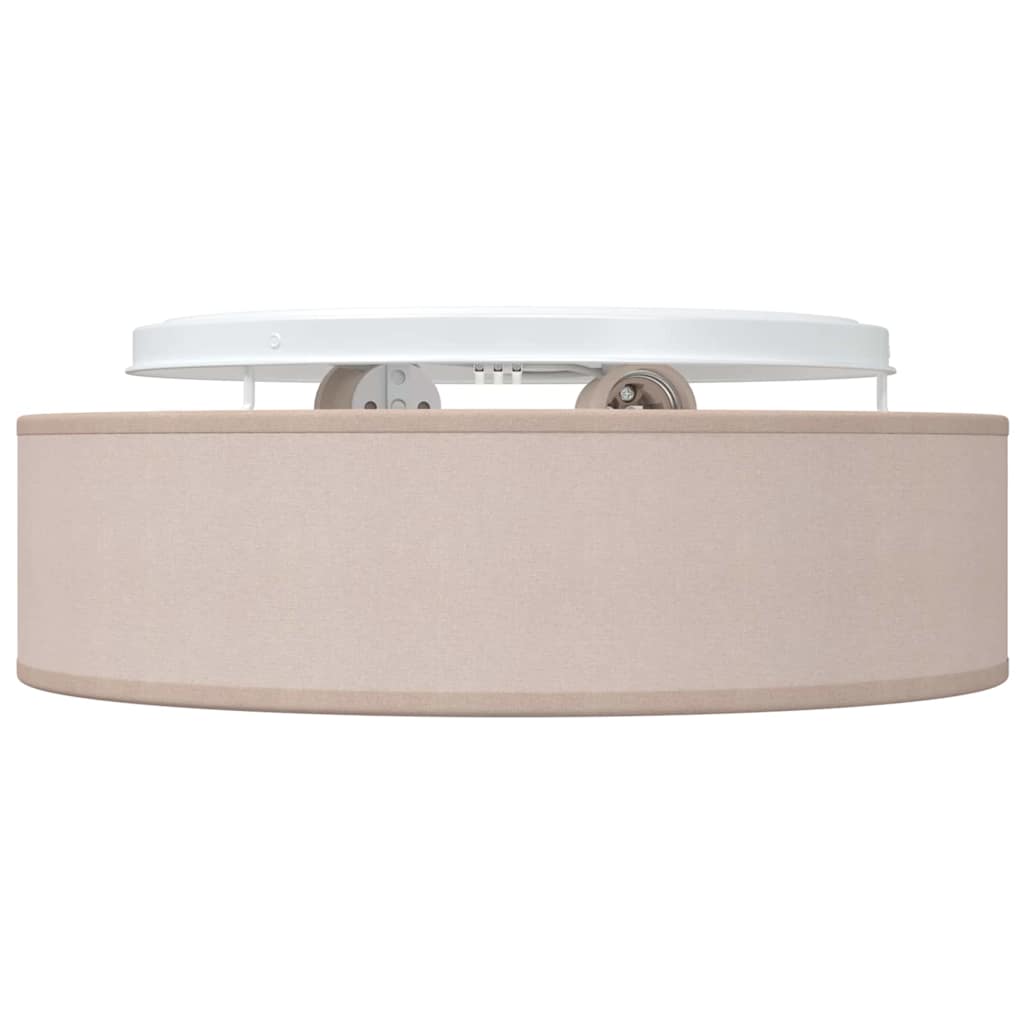 Λάμπα Οροφής με προβολείς Taupe 38 x 38 x 13,5 εκ ύφασμα - Pakobazaar