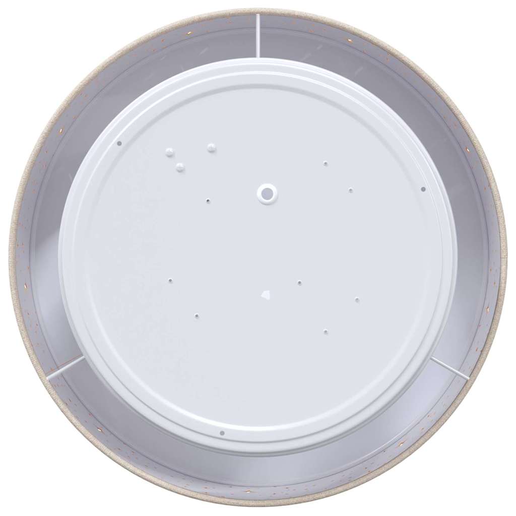 Λάμπα Οροφής με προβολείς Taupe 30 x 30 x 13,5 εκ ύφασμα - Pakobazaar