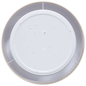 Λάμπα Οροφής με προβολείς Taupe 30 x 30 x 13,5 εκ ύφασμα - Pakobazaar