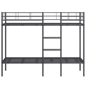 Κουκέτα χωρίς στρώμα Μαύρο 75x190 cm Ατσάλι - Pakobazaar