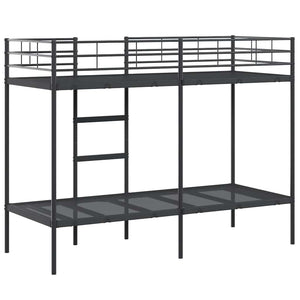 Κουκέτα χωρίς στρώμα Μαύρο 75x190 cm Ατσάλι - Pakobazaar