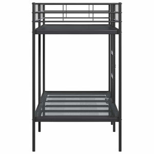 Κουκέτα χωρίς στρώμα Μαύρο 90x190 cm Ατσάλι - Pakobazaar
