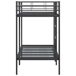 Κουκέτα χωρίς στρώμα Μαύρο 90x200 cm Ατσάλι - Pakobazaar