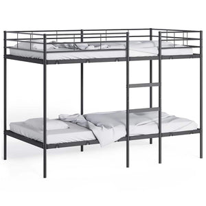 Κουκέτα χωρίς στρώμα Μαύρο 107x203 cm Ατσάλι - Pakobazaar