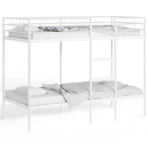 Κουκέτα χωρίς στρώμα Λευκό 75x190 cm Ατσάλι - Pakobazaar
