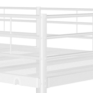 Κουκέτα χωρίς στρώμα Λευκό 75x190 cm Ατσάλι - Pakobazaar