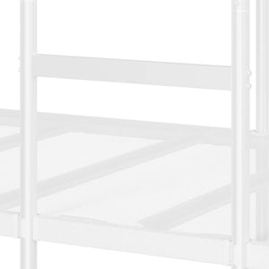 Κουκέτα χωρίς στρώμα Λευκό 75x190 cm Ατσάλι - Pakobazaar