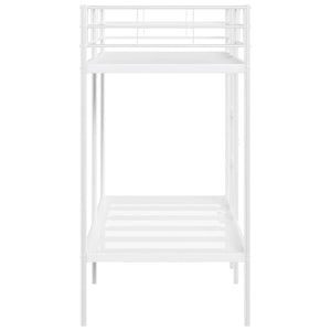 Κουκέτα χωρίς στρώμα Λευκό 80x200 cm Ατσάλι - Pakobazaar