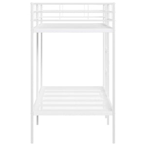 Κουκέτα χωρίς στρώμα Λευκό 90x200 cm Ατσάλι - Pakobazaar