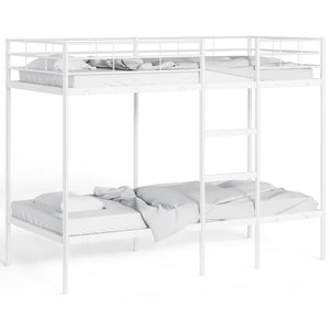 Κουκέτα χωρίς στρώμα Λευκό 100x190 cm Ατσάλι - Pakobazaar