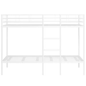 Κουκέτα χωρίς στρώμα Λευκό 100x200 cm Ατσάλι - Pakobazaar