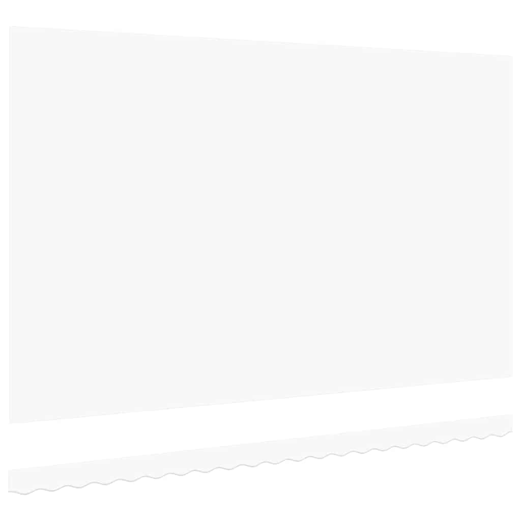 Ύφασμα αντικατάστασης τέντας Λευκό 480 x 295 εκ. Πολυεστέρας - Pakobazaar