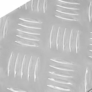 Σκαλοπάτι Ορθογώνιος 10 pcs Ασημί 60 x 18 x 2,5 εκ. Αλουμίνιο - Pakobazaar