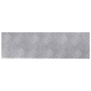 Σκαλοπάτι Ορθογώνιος 10 pcs Ασημί 60 x 18 x 2,5 εκ. Αλουμίνιο - Pakobazaar
