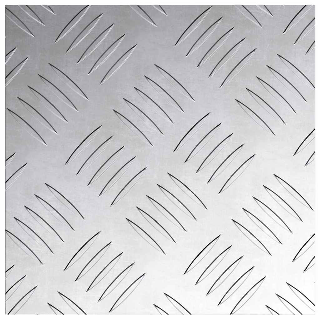 Σκαλοπάτι τετράγωνο 4 pcs Ασημί 20 x 20 cm Αλουμίνιο - Pakobazaar