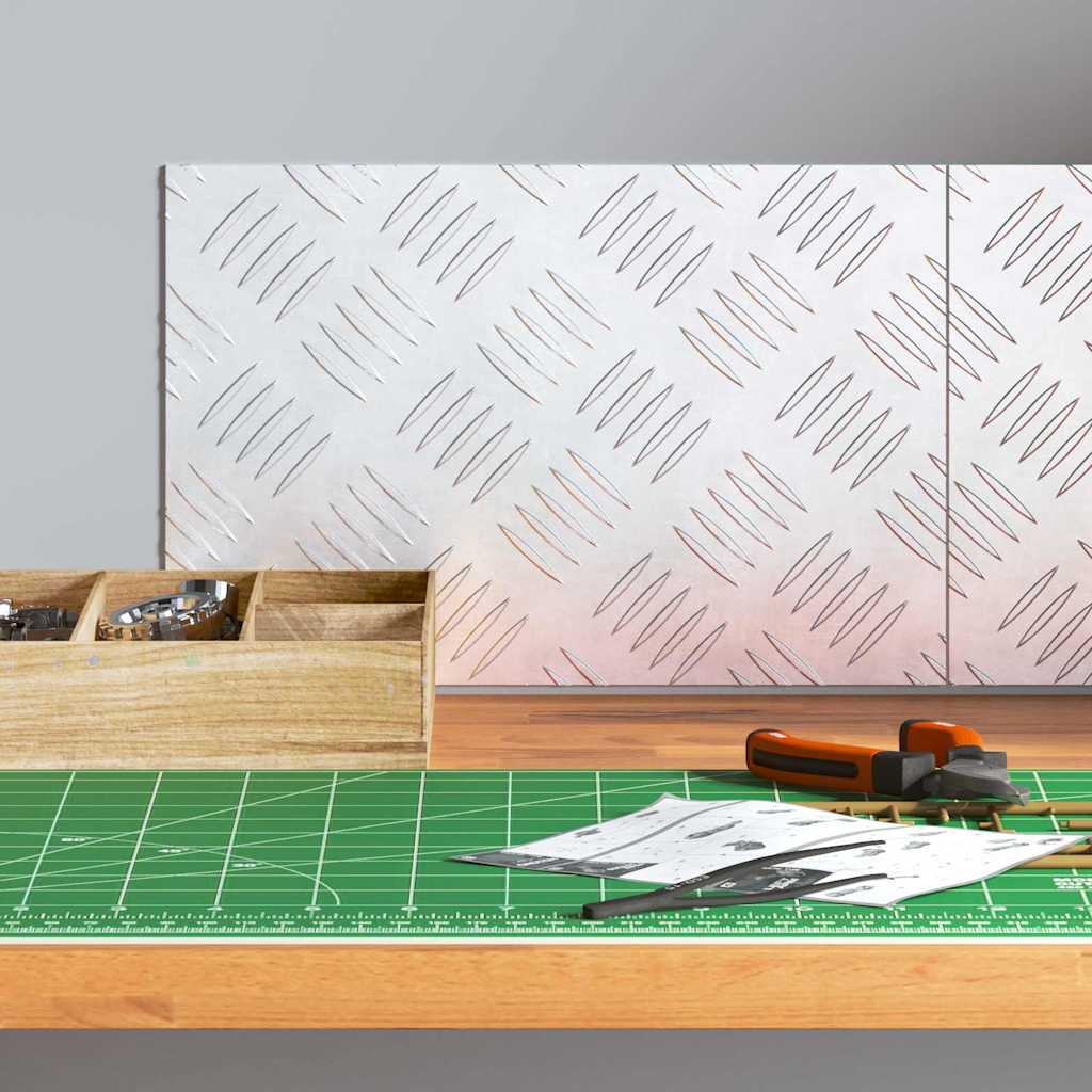 Σκαλοπάτι Ορθογώνιος 2 pcs Ασημί 30 x 20 cm Αλουμίνιο - Pakobazaar