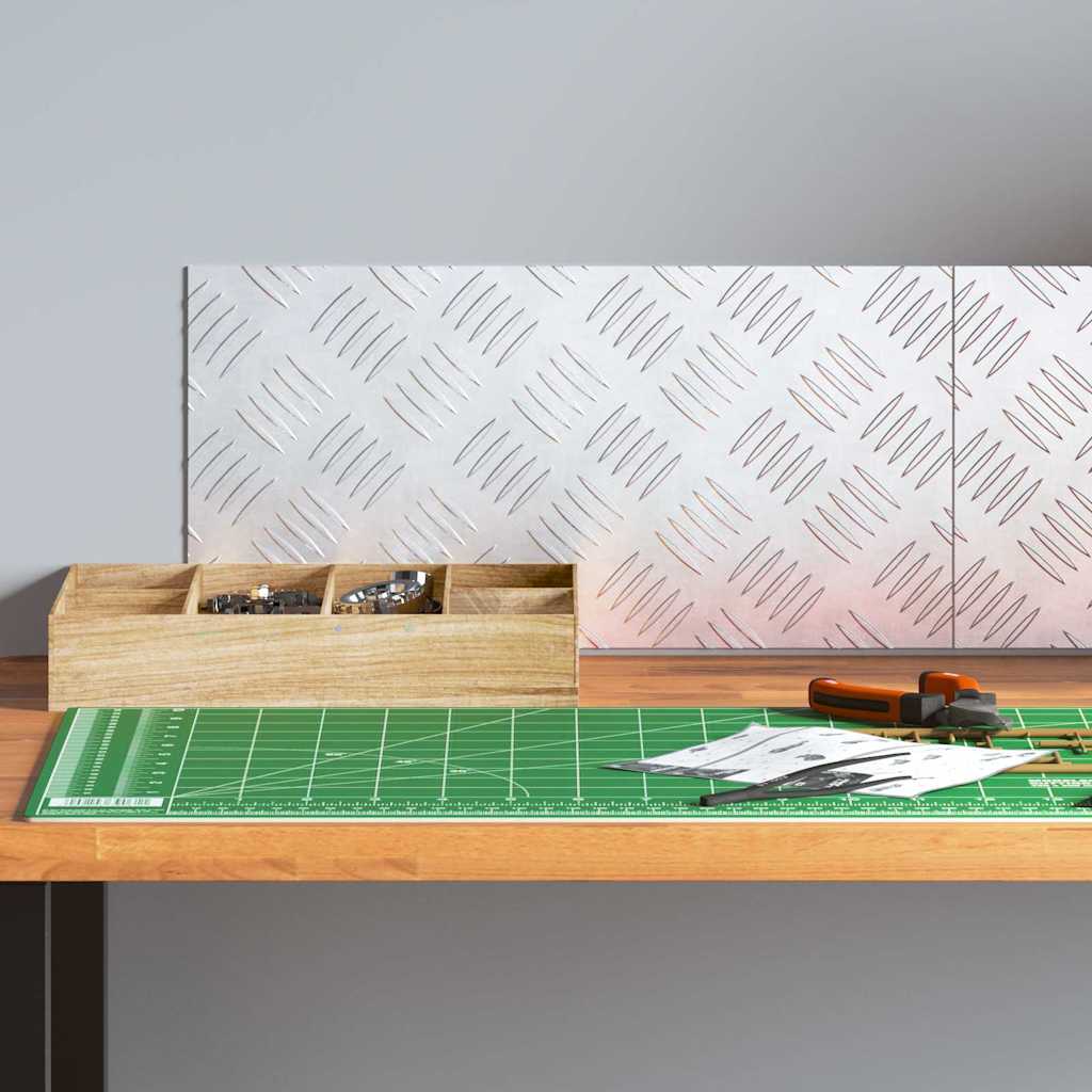 Σκαλοπάτι Ορθογώνιος 2 pcs Ασημί 40 x 20 cm Αλουμίνιο - Pakobazaar