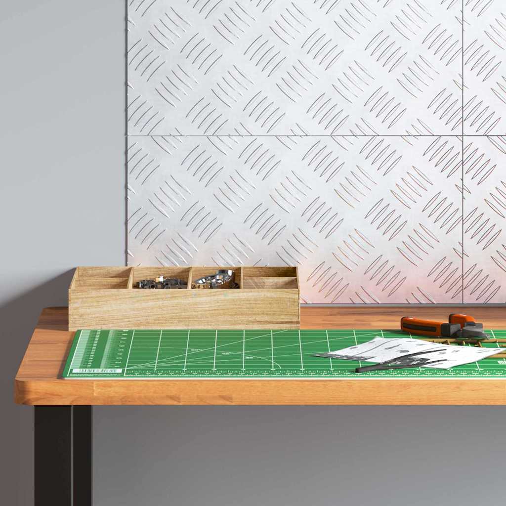 Σκαλοπάτι Ορθογώνιος 4 pcs Ασημί 40 x 20 cm Αλουμίνιο - Pakobazaar