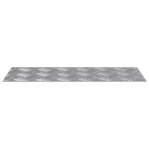 Σκαλοπάτι Ορθογώνιος 2 pcs Ασημί 50 x 20 cm Αλουμίνιο - Pakobazaar