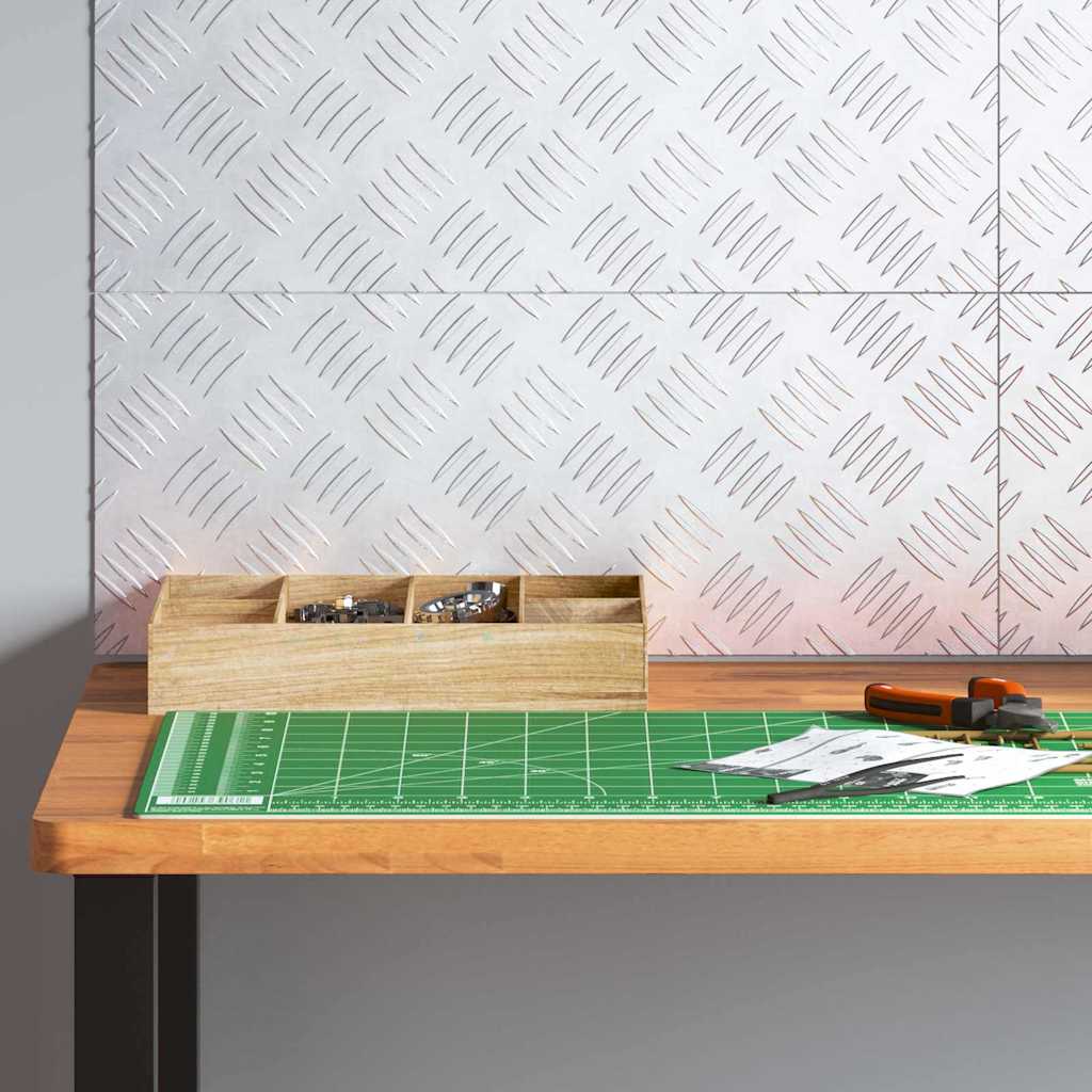 Σκαλοπάτι Ορθογώνιος 4 pcs Ασημί 50 x 20 cm Αλουμίνιο - Pakobazaar