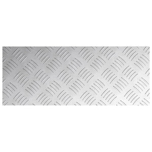 Σκαλοπάτι Ορθογώνιος 4 pcs Ασημί 50 x 20 cm Αλουμίνιο - Pakobazaar