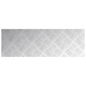 Σκαλοπάτι Ορθογώνιος 4 pcs Ασημί 60 x 20 cm Αλουμίνιο - Pakobazaar