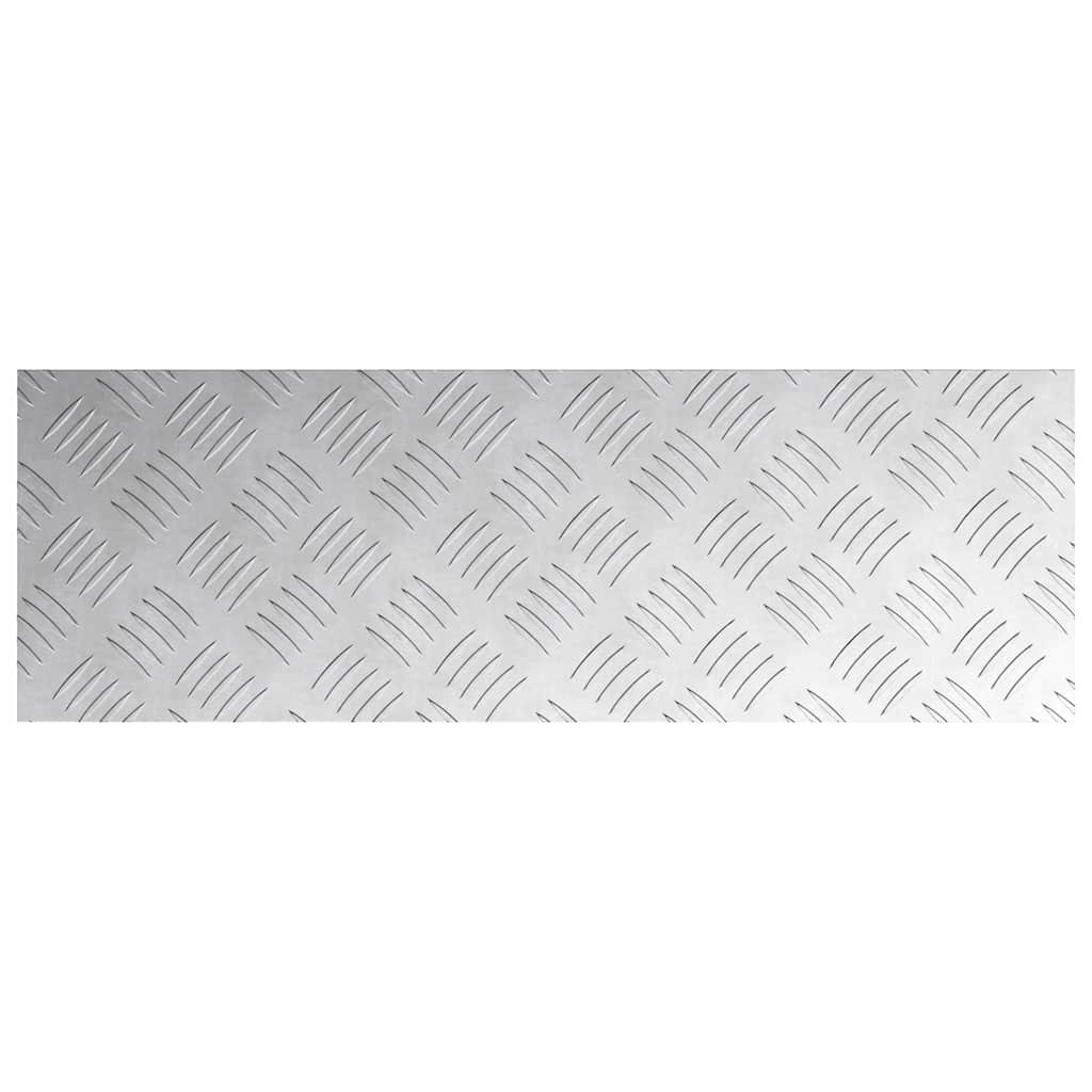 Σκαλοπάτι Ορθογώνιος 2 pcs Ασημί 60 x 20 cm Αλουμίνιο - Pakobazaar