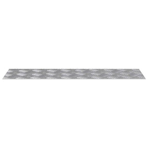 Σκαλοπάτι Ορθογώνιος 4 pcs Ασημί 70 x 20 cm Αλουμίνιο - Pakobazaar