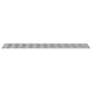 Σκαλοπάτι Ορθογώνιος 2 pcs Ασημί 90 x 20 cm Αλουμίνιο - Pakobazaar