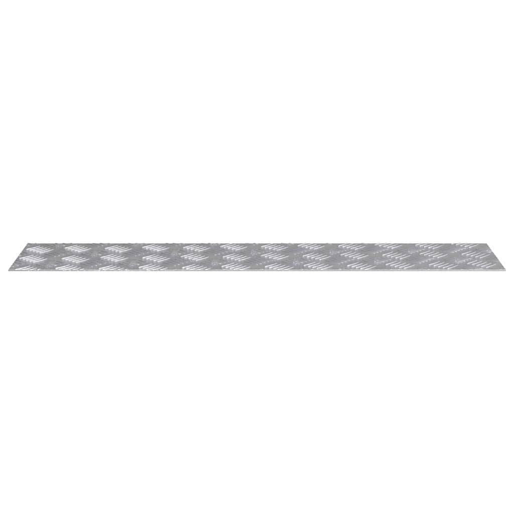 Σκαλοπάτι Ορθογώνιος 2 pcs Ασημί 90 x 20 cm Αλουμίνιο - Pakobazaar