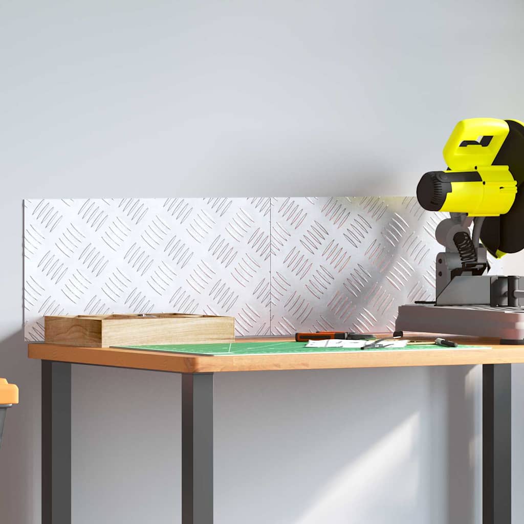 Σκαλοπάτι Ορθογώνιος 2 pcs Ασημί 50 x 25 cm Αλουμίνιο - Pakobazaar