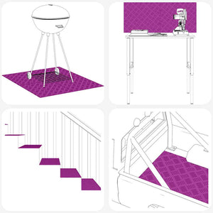 Σκαλοπάτι Ορθογώνιος 2 pcs Ασημί 50 x 25 cm Αλουμίνιο - Pakobazaar