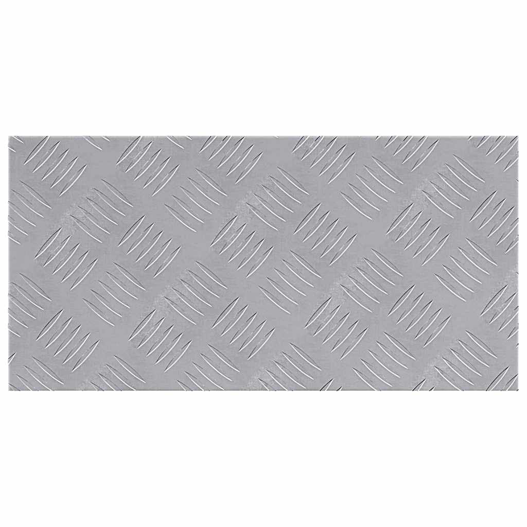 Σκαλοπάτι Ορθογώνιος 2 pcs Ασημί 50 x 25 cm Αλουμίνιο - Pakobazaar