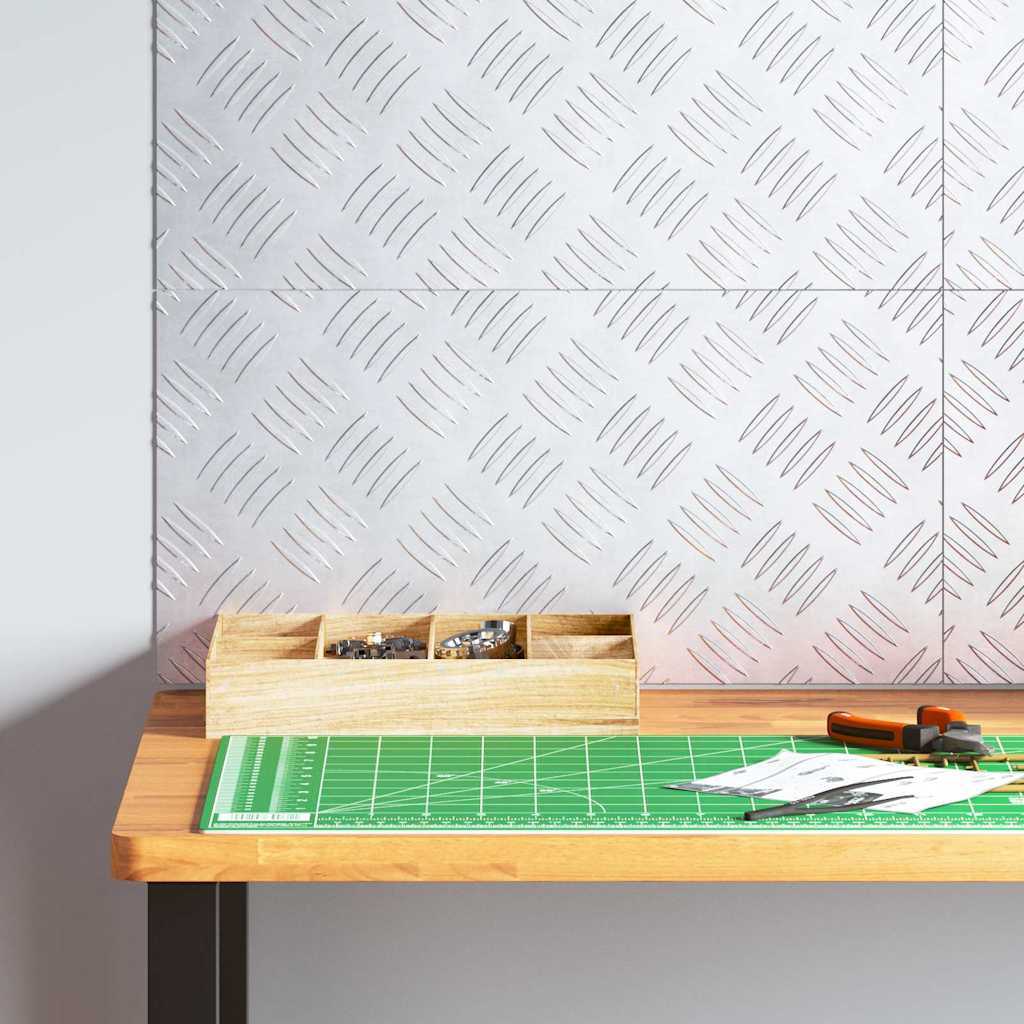 Σκαλοπάτι Ορθογώνιος 4 pcs Ασημί 50 x 25 cm Αλουμίνιο - Pakobazaar