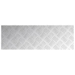 Σκαλοπάτι Ορθογώνιος 2 pcs Ασημί 75 x 25 εκ. Αλουμίνιο - Pakobazaar