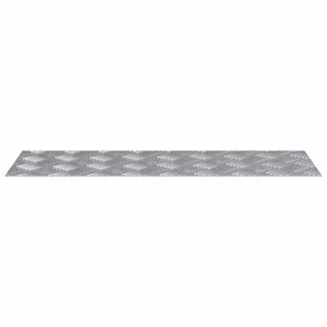 Σκαλοπάτι Ορθογώνιος 2 pcs Ασημί 75 x 25 εκ. Αλουμίνιο - Pakobazaar
