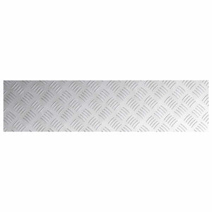 Σκαλοπάτι Ορθογώνιος 4 pcs Ασημί 100 x 25 cm Αλουμίνιο - Pakobazaar