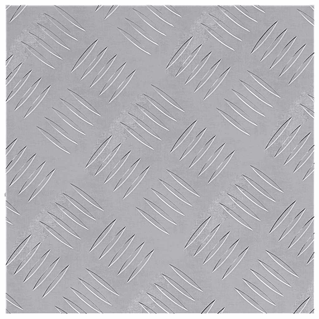 Σκαλοπάτι τετράγωνο 4 pcs Ασημί 30 x 30 cm Αλουμίνιο - Pakobazaar