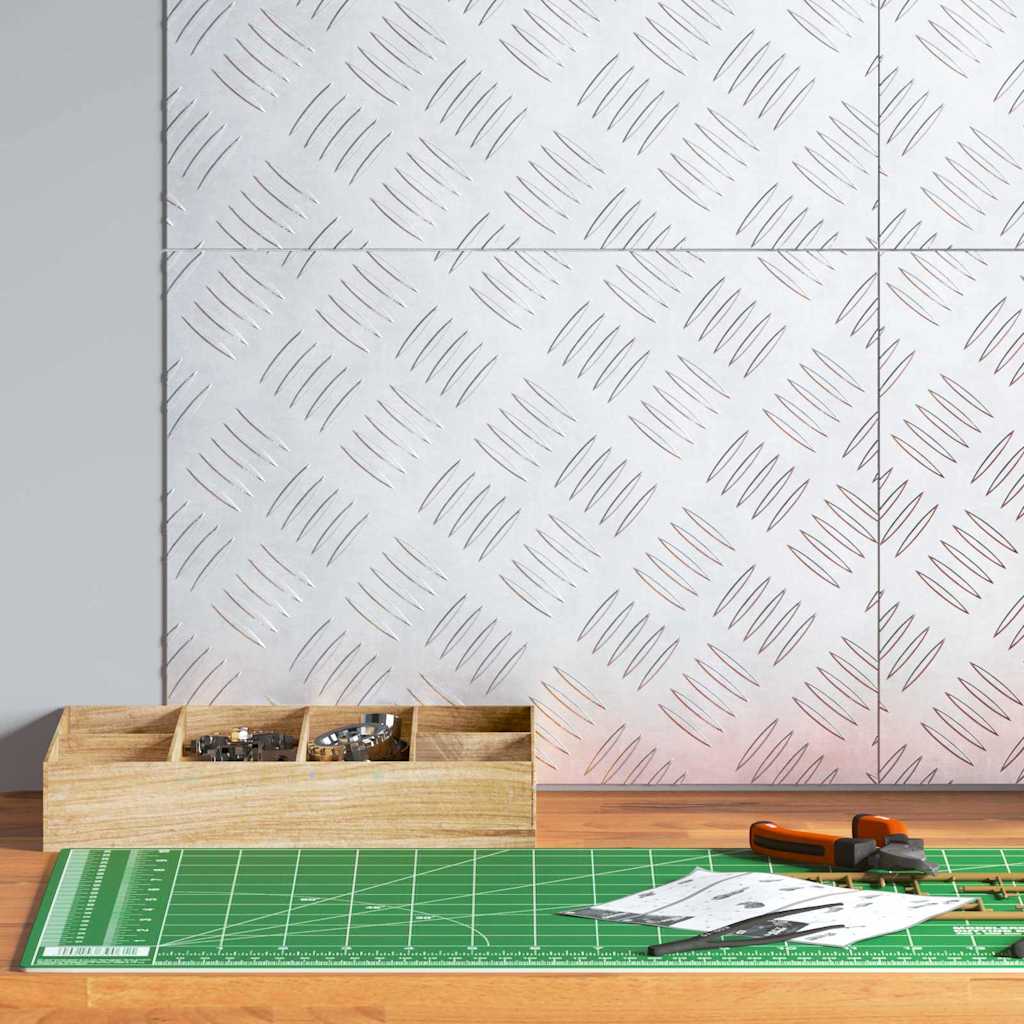 Σκαλοπάτι Ορθογώνιος 4 pcs Ασημί 40 x 30 cm Αλουμίνιο - Pakobazaar