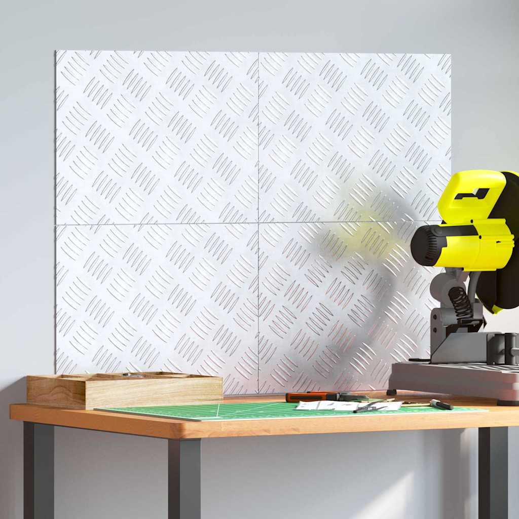 Σκαλοπάτι Ορθογώνιος 4 pcs Ασημί 40 x 30 cm Αλουμίνιο - Pakobazaar