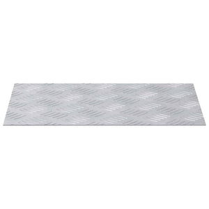 Σκαλοπάτι Ορθογώνιος 4 pcs Ασημί 40 x 30 cm Αλουμίνιο - Pakobazaar