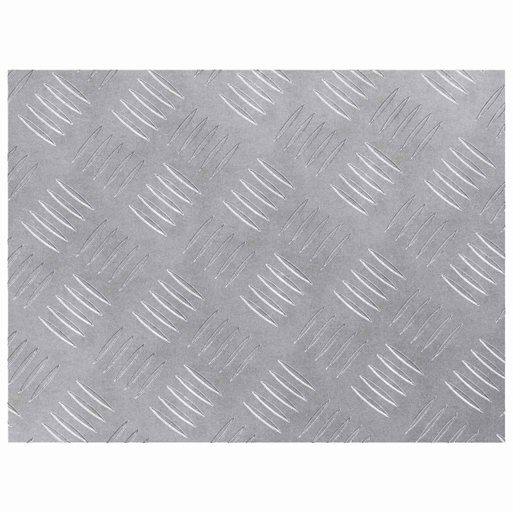 Σκαλοπάτι Ορθογώνιος 4 pcs Ασημί 40 x 30 cm Αλουμίνιο - Pakobazaar