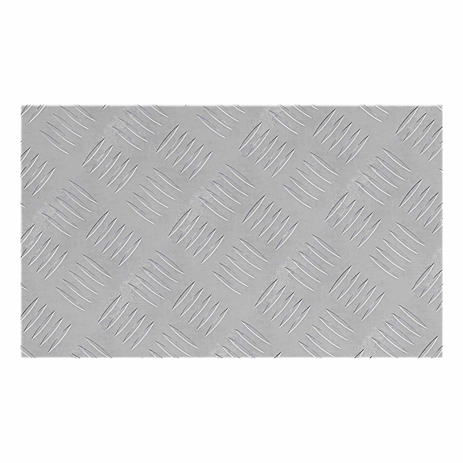 Σκαλοπάτι Ορθογώνιος 2 pcs Ασημί 50 x 30 cm Αλουμίνιο - Pakobazaar