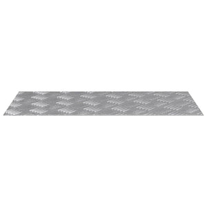 Σκαλοπάτι Ορθογώνιος 2 pcs Ασημί 60 x 30 cm Αλουμίνιο - Pakobazaar