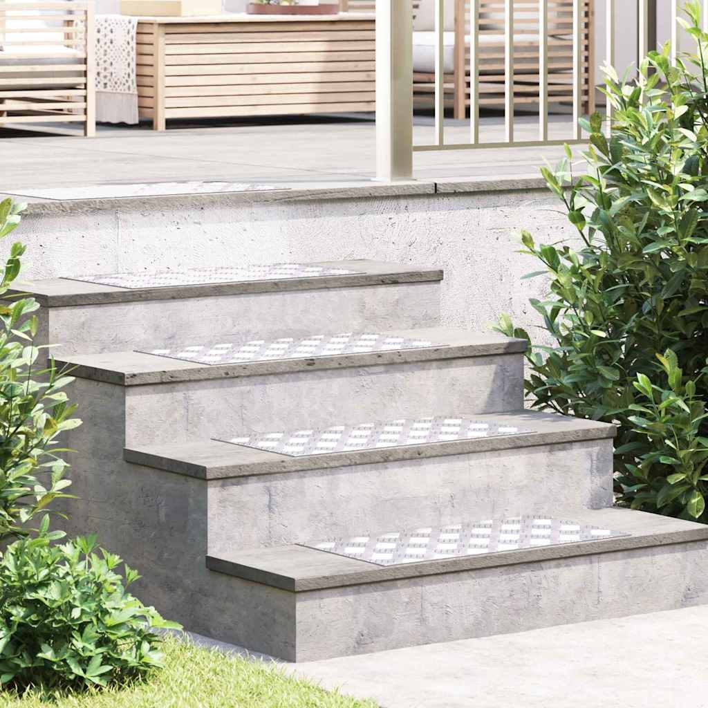 Σκαλοπάτι Ορθογώνιος 4 pcs Ασημί 60 x 30 cm Αλουμίνιο - Pakobazaar