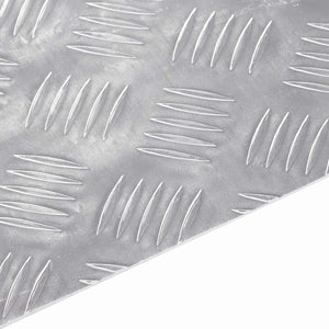 Σκαλοπάτι Ορθογώνιος 4 pcs Ασημί 60 x 30 cm Αλουμίνιο - Pakobazaar