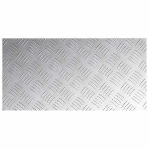 Σκαλοπάτι Ορθογώνιος 4 pcs Ασημί 60 x 30 cm Αλουμίνιο - Pakobazaar